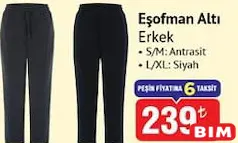 EŞOFMAN ALTI ERKEK EŞOFMAN ALTI ERKEK